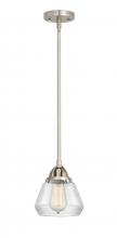  288-1S-SN-G172 - Fulton - 1 Light - 7 inch - Brushed Satin Nickel - Cord hung - Mini Pendant