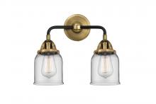  288-2W-BAB-G52 - Bell - 2 Light - 13 inch - Black Antique Brass - Bath Vanity Light