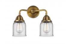  288-2W-BB-G52 - Bell - 2 Light - 13 inch - Brushed Brass - Bath Vanity Light