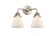  288-2W-SN-G61 - Cone - 2 Light - 14 inch - Brushed Satin Nickel - Bath Vanity Light