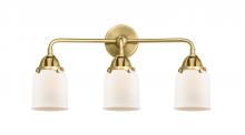  288-3W-SG-G51 - Bell - 3 Light - 23 inch - Satin Gold - Bath Vanity Light