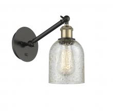  317-1W-BAB-G259 - Caledonia - 1 Light - 5 inch - Black Antique Brass - Sconce