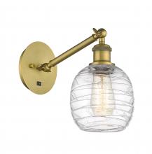  317-1W-BB-G1013 - Belfast - 1 Light - 6 inch - Brushed Brass - Sconce