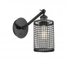  317-1W-BK-M18-BK - Nestbrook - 1 Light - 5 inch - Matte Black - Sconce