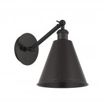  317-1W-BK-MBC-8-BK-LED - Berkshire - 1 Light - 8 inch - Matte Black - Sconce