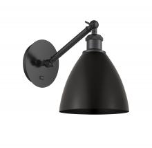  317-1W-BK-MBD-75-BK-LED - Bristol - 1 Light - 8 inch - Matte Black - Sconce