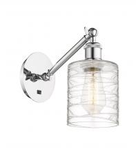  317-1W-PC-G1113 - Cobbleskill - 1 Light - 5 inch - Polished Chrome - Sconce