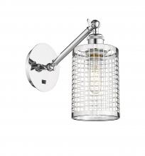 Innovations Lighting 317-1W-PC-M18-PC - Nestbrook - 1 Light - 5 inch - Polished Chrome - Sconce