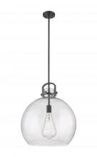  410-1SL-BK-G410-18SDY - Newton Sphere - 1 Light - 18 inch - Matte Black - Pendant