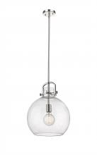  410-1SL-PN-G410-14SDY - Newton Sphere - 1 Light - 14 inch - Polished Nickel - Pendant