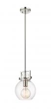  411-1SS-PN-G410-8CL - Newton Sphere - 1 Light - 8 inch - Polished Nickel - Mini Pendant