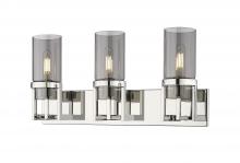  426-3W-PN-G426-8SM - Utopia - 3 Light - 5 inch - Polished Nickel - Bath Vanity Light