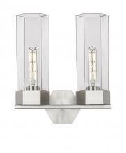  427-2W-SN-G427-14CL - Claverack - 2 Light - 13 inch - Satin Nickel - Bath Vanity Light