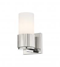  428-1W-PN-G428-7WH - Bolivar - 1 Light - 5 inch - Polished Nickel - Sconce