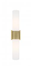  428-2WL-BB-G428-12WH - Bolivar - 2 Light - 5 inch - Brushed Brass - Bath Vanity Light