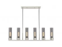  429-6I-PN-G429-8SM - Empire - 6 Light - 44 inch - Polished Nickel - Linear Pendant