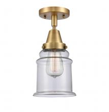  447-1C-BB-G182 - Canton - 1 Light - 6 inch - Brushed Brass - Flush Mount