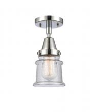  447-1C-PC-G184S - Canton - 1 Light - 6 inch - Polished Chrome - Flush Mount