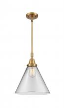  447-1S-BB-G42-L - Cone - 1 Light - 12 inch - Brushed Brass - Mini Pendant