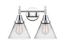  447-2W-PC-G42 - Cone - 2 Light - 17 inch - Polished Chrome - Bath Vanity Light