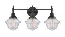  447-3W-BK-G534 - Oxford - 3 Light - 26 inch - Matte Black - Bath Vanity Light