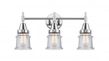  447-3W-PC-G184S - Canton - 3 Light - 23 inch - Polished Chrome - Bath Vanity Light