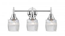  447-3W-PC-G302 - Colton - 3 Light - 24 inch - Polished Chrome - Bath Vanity Light