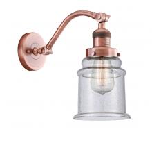  515-1W-AC-G184 - Canton - 1 Light - 6 inch - Antique Copper - Sconce