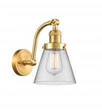  515-1W-SG-G62 - Cone - 1 Light - 7 inch - Satin Gold - Sconce