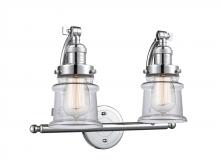  515-2W-PC-G182S - Canton - 2 Light - 18 inch - Polished Chrome - Bath Vanity Light