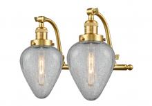  515-2W-SG-G165 - Geneseo - 2 Light - 18 inch - Satin Gold - Bath Vanity Light