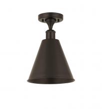  516-1C-OB-MBC-8-OB - Berkshire - 1 Light - 8 inch - Oil Rubbed Bronze - Semi-Flush Mount