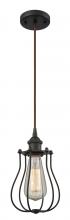  516-1P-OB-CE513 - Muselet - 1 Light - 6 inch - Oil Rubbed Bronze - Cord hung - Mini Pendant