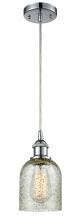  516-1P-PC-G259 - Caledonia - 1 Light - 5 inch - Polished Chrome - Cord hung - Mini Pendant