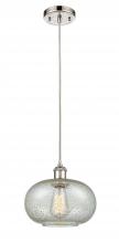  516-1P-PN-G249 - Gorham - 1 Light - 10 inch - Polished Nickel - Cord hung - Mini Pendant