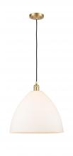  516-1P-SG-GBD-161 - Bristol - 1 Light - 16 inch - Satin Gold - Cord hung - Pendant