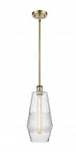  516-1S-AB-G684-7 - Windham - 1 Light - 7 inch - Antique Brass - Mini Pendant