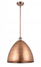  516-1S-AC-MBD-16-AC - Bristol - 1 Light - 16 inch - Antique Copper - Pendant