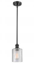  516-1S-BK-G112-LED - Cobbleskill - 1 Light - 5 inch - Matte Black - Mini Pendant