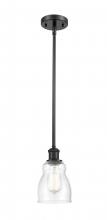  516-1S-BK-G394 - Ellery - 1 Light - 5 inch - Matte Black - Mini Pendant