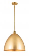  516-1S-SG-MBD-16-SG - Bristol - 1 Light - 16 inch - Satin Gold - Pendant