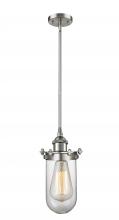  516-1S-SN-CE231-CL - Kingsbury - 1 Light - 4 inch - Brushed Satin Nickel - Mini Pendant