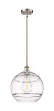  516-1S-SN-G556-12CL - Rochester - 1 Light - 12 inch - Brushed Satin Nickel - Mini Pendant