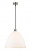  516-1S-SN-GBD-161-LED - Bristol - 1 Light - 16 inch - Brushed Satin Nickel - Pendant