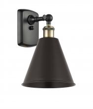  516-1W-BAB-MBC-8-BK - Berkshire - 1 Light - 8 inch - Black Antique Brass - Sconce