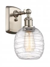  516-1W-SN-G1013 - Belfast - 1 Light - 6 inch - Brushed Satin Nickel - Sconce