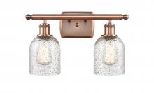  516-2W-AC-G259 - Caledonia - 2 Light - 15 inch - Antique Copper - Bath Vanity Light