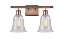  516-2W-AC-G2811 - Hanover - 2 Light - 16 inch - Antique Copper - Bath Vanity Light