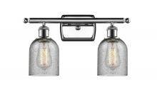  516-2W-PC-G257 - Caledonia - 2 Light - 15 inch - Polished Chrome - Bath Vanity Light