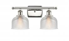  516-2W-PN-G412 - Dayton - 2 Light - 16 inch - Polished Nickel - Bath Vanity Light